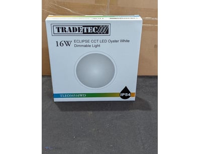 RRP $290.11 BULK LOT - QTY x12 TradeTec 16W Eclips...