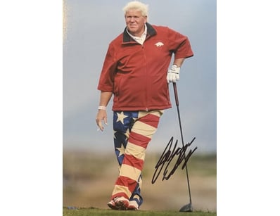 JOHN DALY SIGNED GOLF PHOTO 

John Daly Personally...