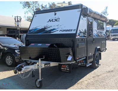 <b>2025 MDC Forbes 11 Off-Road Caravan - White/Bla...