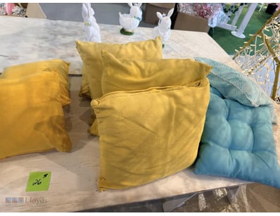 Cushions - Assorted Sizes
- Yellow x 2
- Mustard x...