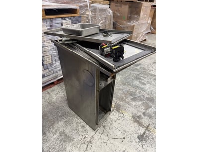 Industrial stainless steel control unit, two switc...