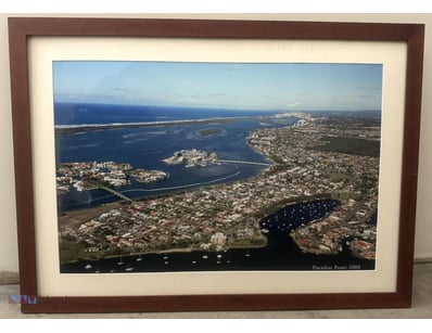 FRAMED PHOTO - PARADISE POINT TAKEN IN 2008 

93Cm...