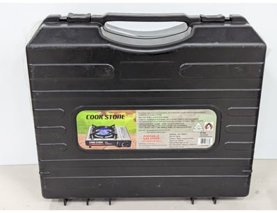 Cook stone portable butane stove, stove in plastic...