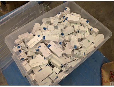 Large bulk lot of approximately 100+ motion sensor...