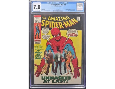 CGC GRADED AMAZING SPIDER-MAN #87 – SILVER AGE MAR...