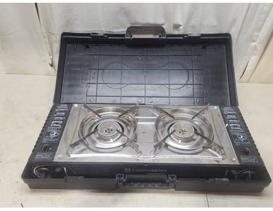 Campmaster Portable Double Burner Stove,  In Carry...