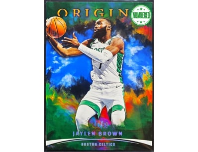 JAYLEN BROWN - 2021-22 PANINI ORIGINS BASKETBALL #...