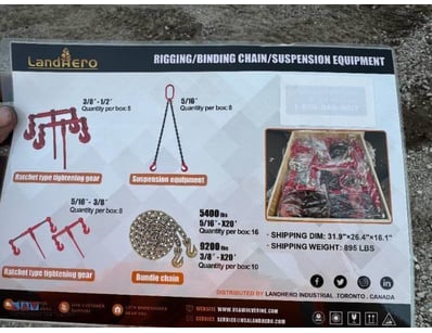 FACTORY DIRECT ** Unused LandHonor, Rigging / Bind...