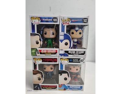 FUNKO POP VINYL FIGURE COLLECTION - FOUR BOXED FIG...