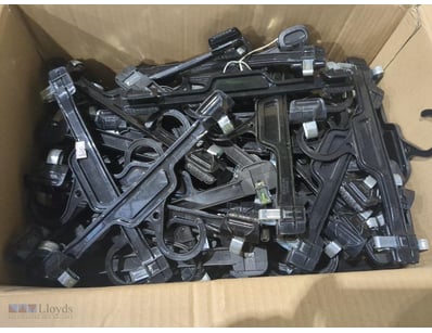 Coat Hangers, Black Plastic QTY To Box 

Sold As L...