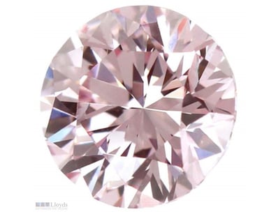 0.01 CARAT ARGYLE PINK PC  1 ROUND DIAMOND CERTIFI...