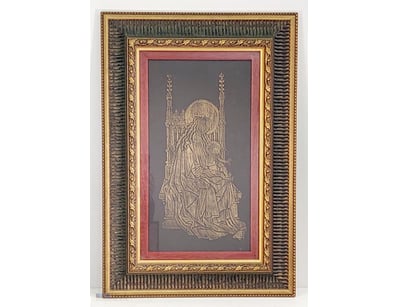ARTIST UNKNOWN

Engraving On Paper

Title: Madonna...