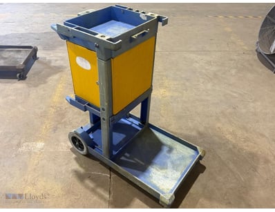 Janitors Cart/Trolley, 2-Tier Shelves with Lockabl...