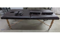 MASSAGE TABLE Cushioned Top, Timber Legs,