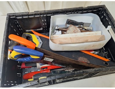 Assorted Hand Tools

Includes Multiple Saws, Hamme...