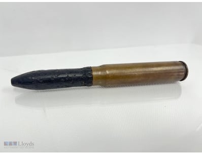 WW2 TRENCH ART BRASS 20MM ROUND

Item Size: Height...