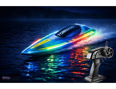 Rc Twin Motor Speed Boat High Speed Racing Boat 2 ...