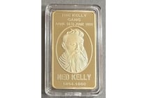 243 · 1 X NED KELLY "SUCH IS LIFE" 1 OZ INGOT-GOLD