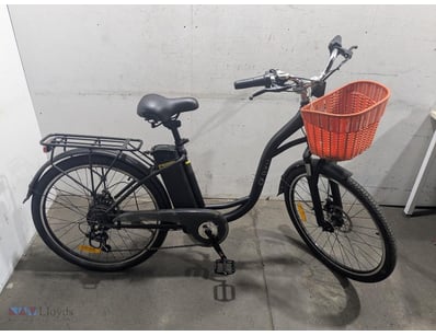 RRP $899 CYDVU Electric Cargo E-Bike in black with...