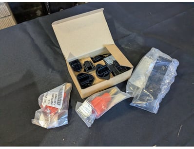 Assorted lot, AC/DC Power Adaptor, Screws & Bracke...