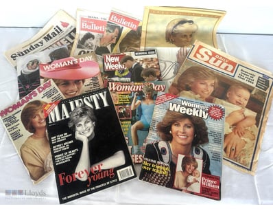 LADY DIANA COLLECTION OF MAGAZINES AND NEWSPAPERS
...