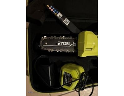 Ryobi Electric Chainsaw, One Hp, Never Used, In Ca...