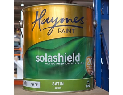 Haymes paint, solashield, ultra premium exterior, ...