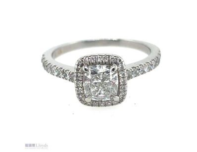 PLATINUM (XRF TESTED) DIAMOND RING

Featuring A Ce...