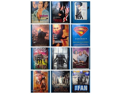 COLLECTION OF MOVIE POSTERS, INCLUDING THE UNINVIT...