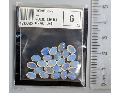 PACKET OF 6X4MM OPAL SOLIDS GEMSTONES     

Packet...