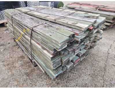 Recycled Wharf Decking Timber

120mm x 45mm @ ap...