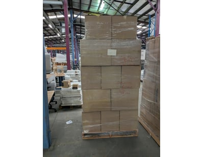Mixed pallet of 12oz brown ripple cup, 12oz white ...