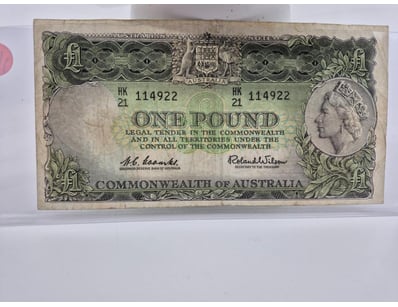 UNRESERVED Banknotes & Coins (A986) - Lot 1804