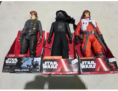 Lot of three Star Wars Big-Figs action figures fro...