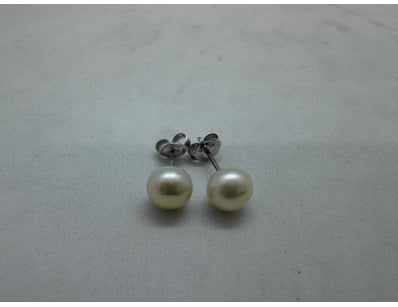 PEARL STUD EARRINGS

Condition: Good - Refer To ...