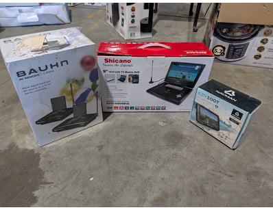 Electrical Items Consisting of Shicano 9" LCD TV M...