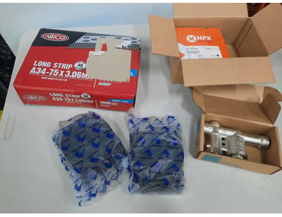 Assorted Fittings, Includes Course thread screws, ...