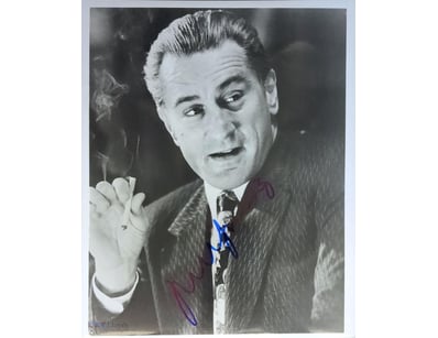 PHOTOGRAPH OF ACTOR ROBERT DE NIRO PORTRAYING JIMM...