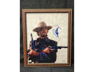 AUTOGRAPHED PHOTOGRAPH OF CLINT EASTWOOD.

Item Si...