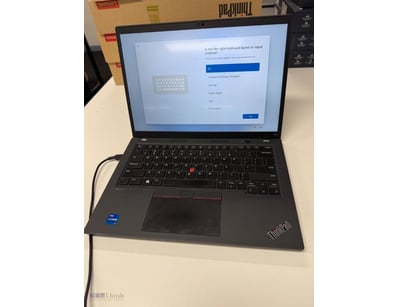 Lenovo ThinkPad T14 Gen 3 laptop, Serial: PF4D8SQA...