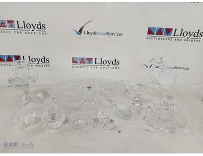 ASSORTED CLEAR GLASS ITEMS.

Condition: Good - Ref...