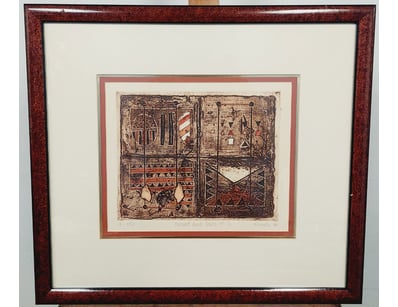 ANCIENT GAMES SERIES II BY J. WINCH - ETCHING PRIN...
