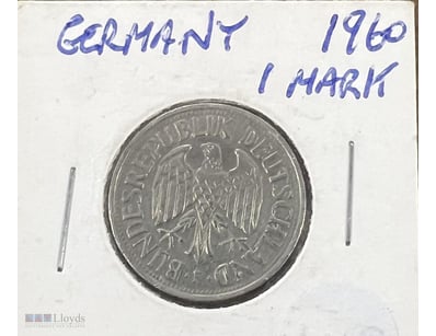 1960 GERMANY 1 MARK…SCARCE  



10774+3
