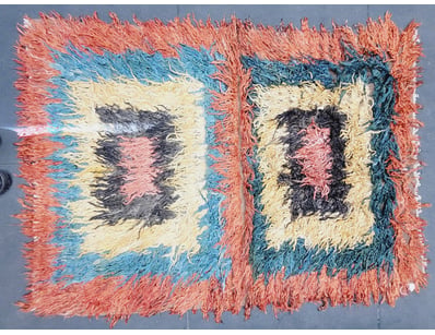 HANDMADE TURKISH WOOLY TULL RUG

Item Size: Height...