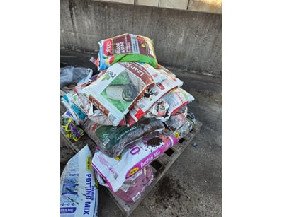Assorted Garden Supplies, Includes Soil, Compost a...