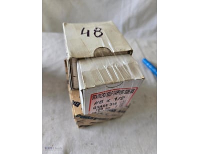 Stainless Steel Screws Different Sizes, 4 Boxes Ea...