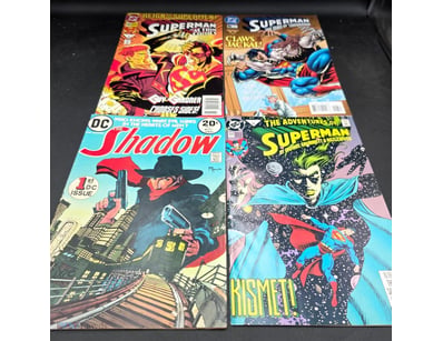 DC COMIC LOT – SUPERMAN / SHADOW VINTAGE & COLLECT...