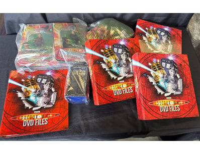 Comprehensive Doctor Who collection featuring mult...