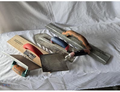 Collection Of Building Tools, Trovel, Concrete Han...