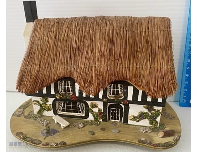 Hand Made English Tudor Style Wind Up Musical Jewe...